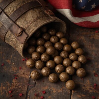 Pouch of Musket Balls - Provides 25 Tracts